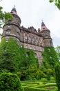 Piastow Slaski, dolnoÃâºlÃâ¦skie / Poland-June 21, 2020.:The historic Ksiaz castle in southern Poland. Well-kept historic estate in Royalty Free Stock Photo